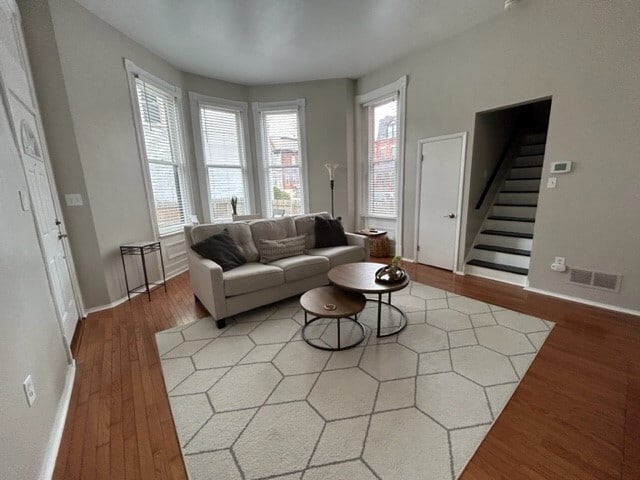Living Room - stairs to upstairs Bedroom - 5975 Alder St