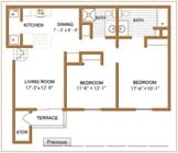 2BR/2BA