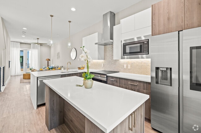 2BR, 2.5BA - 1,200SF - Kitchen - The Merritt Rental