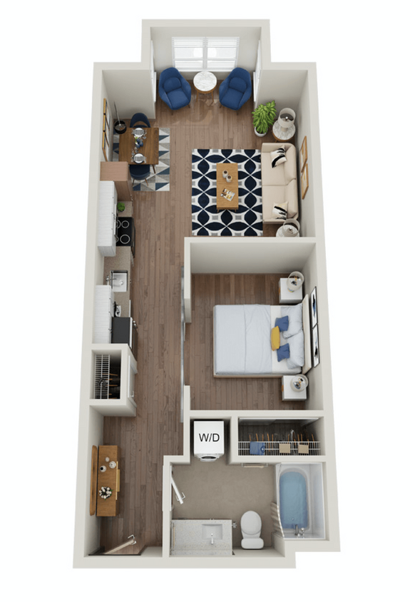 Floor Plan - The Morgan PDX B