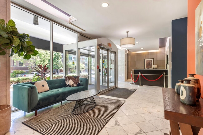 Lobby with lounge seating