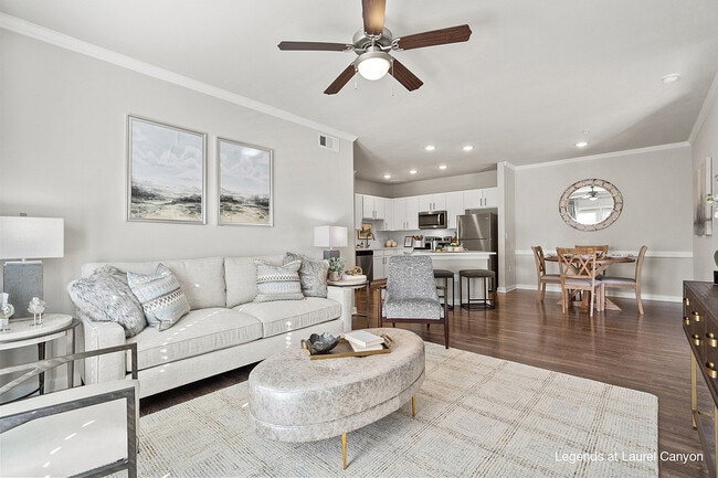 Legends at Laurel Canyon Model Living Room