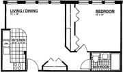 1BR/1BA