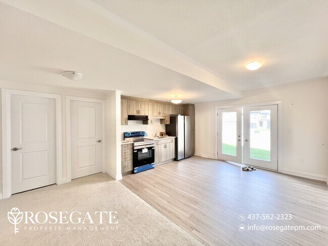 Photo - Modern 1-Bedroom Basement Apartment in Wat... Unit 2