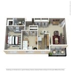 2BR/1BA