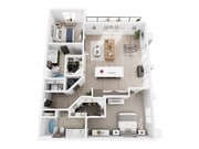 B6 floor plan HAUS Memorial Park