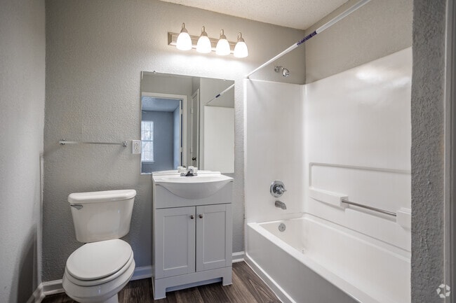 2BR, 2BA - 858SF - Primary Bathroom - Centerville Pointe Apartments