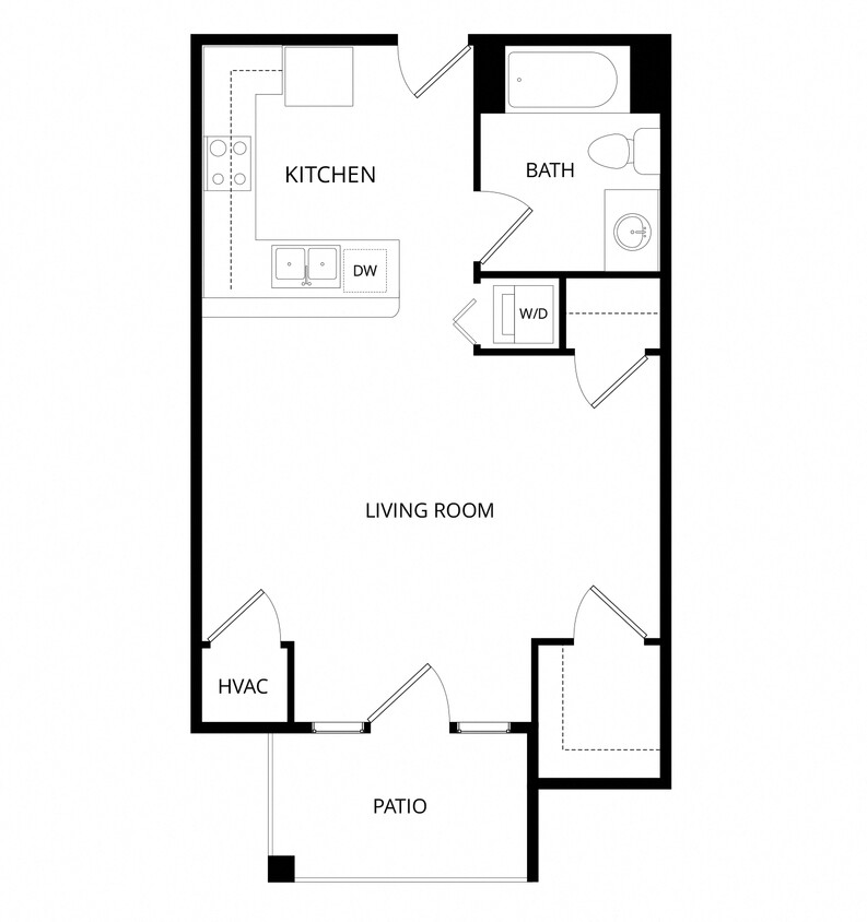 Floor Plan - Studio B