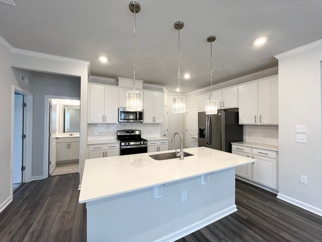 Photo - Newly Built 4BD, 3.5BA Zebulon Home with a First Floor Bedroom and Screened Patio in an HOA Commu...