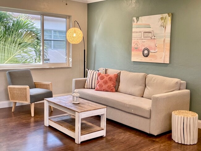 Living Room - 7510 Dickens Ave Unit Miami Beach