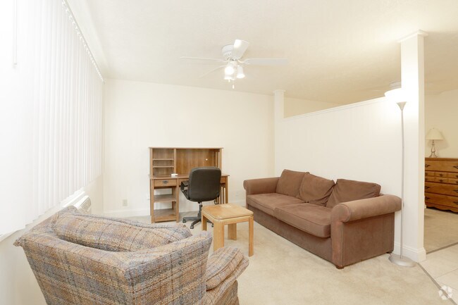 1 Bedroom - Living Room - Harms Apartments