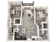 1 bed 1 bath