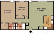2BR/2BA