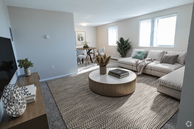 Living Room - Joliet Towers Rental