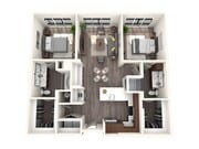 2 BR 2 Bath Apartment