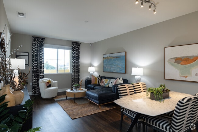One Bedroom: Living Room/ Dinning Room