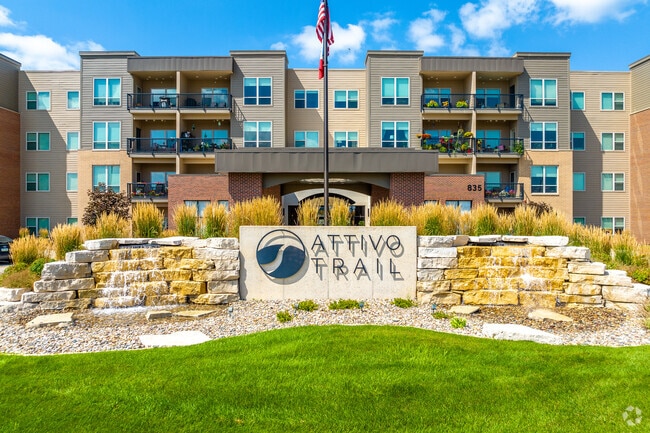 Front Entrance Waterfall - Attivo Trail ~ 55+ Active Senior Living