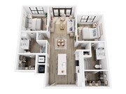 B1-A floor plan LANA at Lake Norman