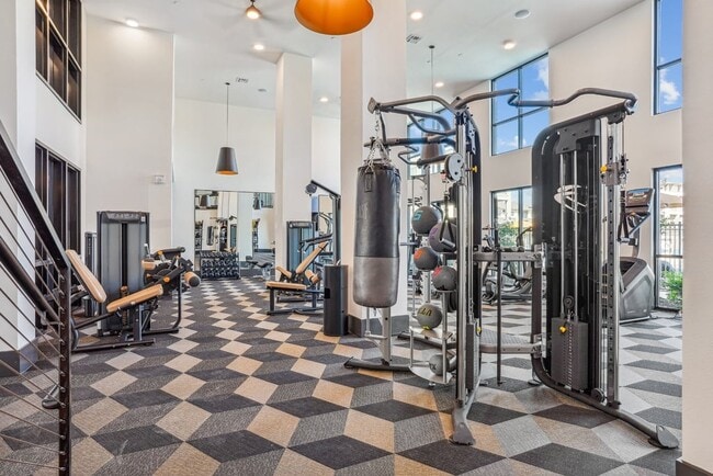 24-Hour Fitness Center - Work out anytime. No need to pay for a gym membership, you have all you need here.