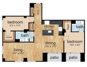 2 habitaciones 2 baños
