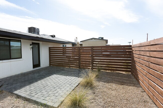 Unit 11 private patio - Copper Palm