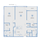 Montauk ADA floor plan The Village at Compass Pointe