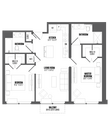 B3H1 floor plan The Hamilton