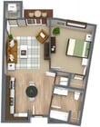 1 bed Style A