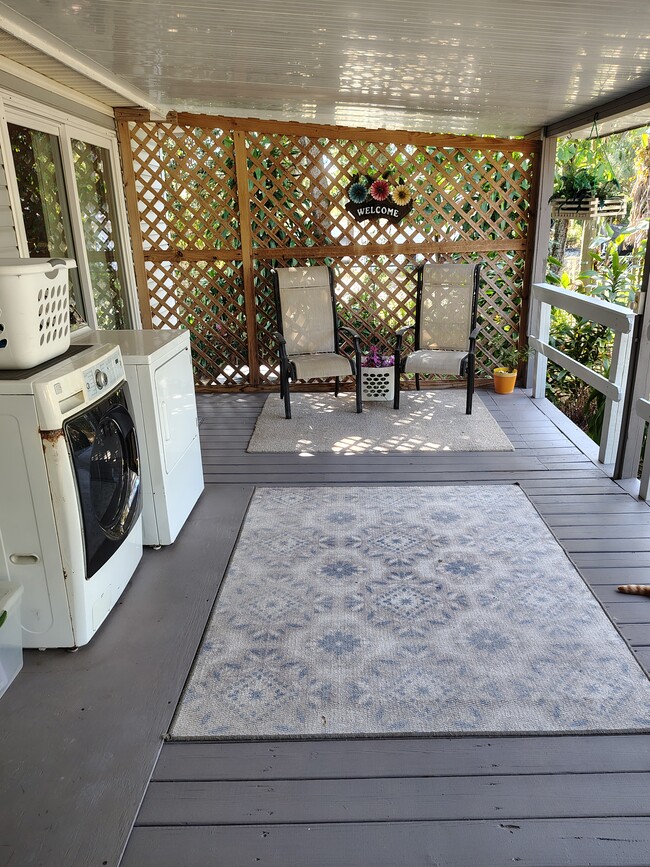porch entrance on left - 8001 Formby St Unit 2
