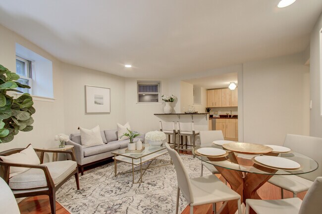 Living Room - 1718 Corcoran St NW Unit 4