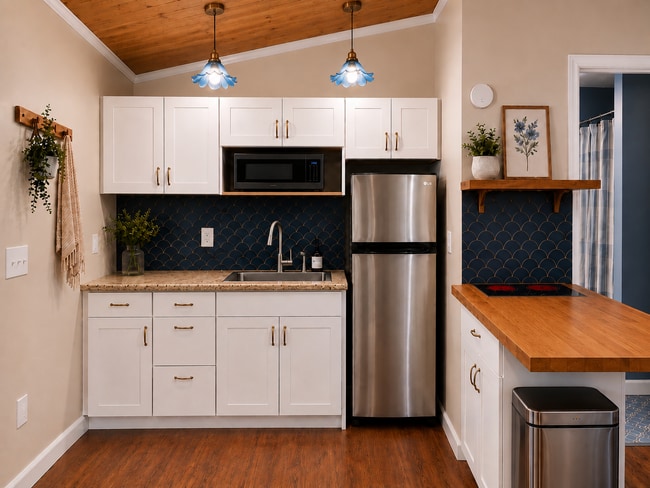 Kitchen - stainless steel appliances w/ built-in induction cooktop - 38 Ferguson Rd Unit 38 Ferguson Road