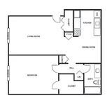 1BR/1BA