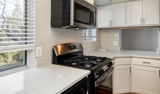 Renovated kitchens with premium finishes are available for upgrade.