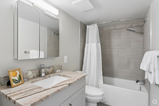 1BR, 1BA - 733SF - Bathroom