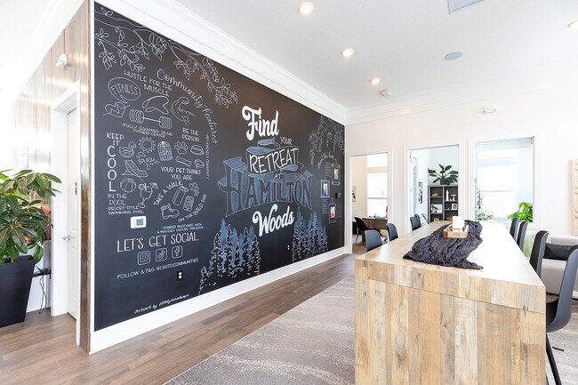 Clubhouse Mural - Hamilton Woods