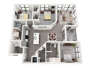 C1 floor plan The Aston at Town Center