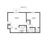 1BR/1BA