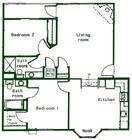 2BR/2BA