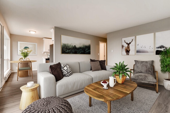 Living Room and Dining Room - Highland Ridge