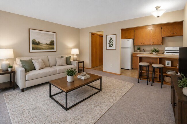 Furnished Living Room - Lyndale Garden