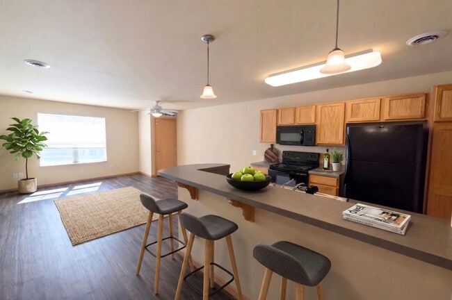Staged Studio - Cannery Square Apartments