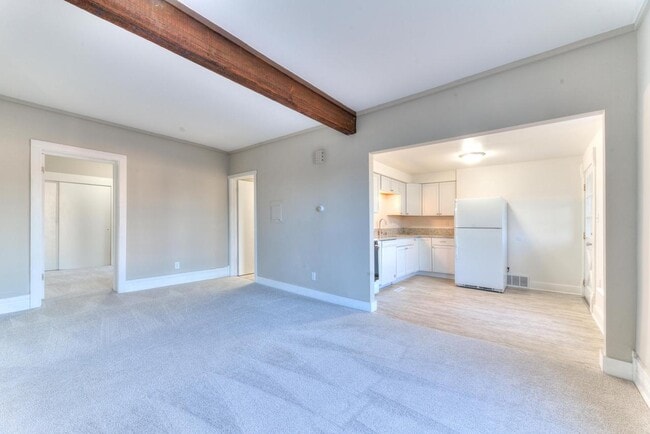 Living room/ eat in kitchen - 430 W Park Ave Townhome