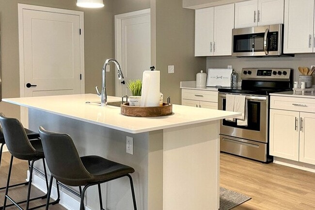 Kitchen Island with Breakfast Bar