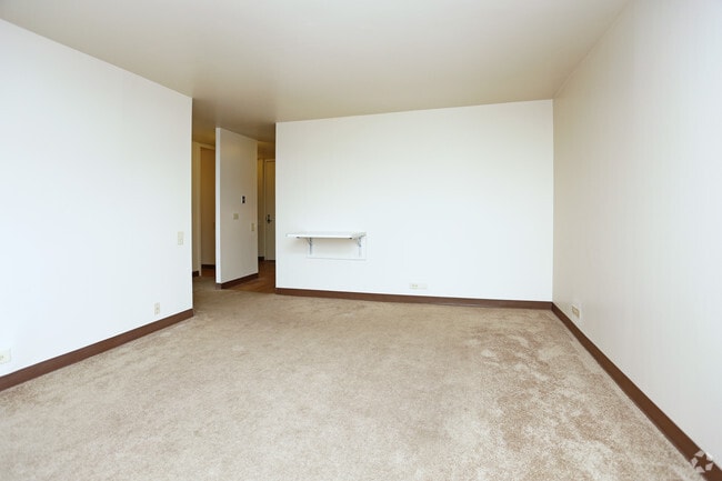 1HAB, 1BA - sala de estar - 4700 Lake Park Apartments