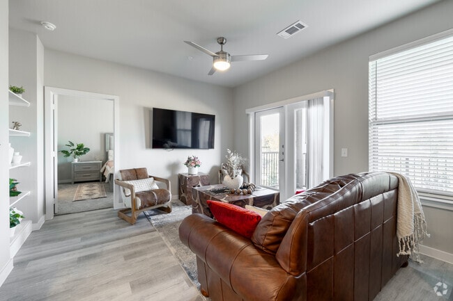 2BR, 2BA - 1,096SF - Living Room - Urban Village Rosehill