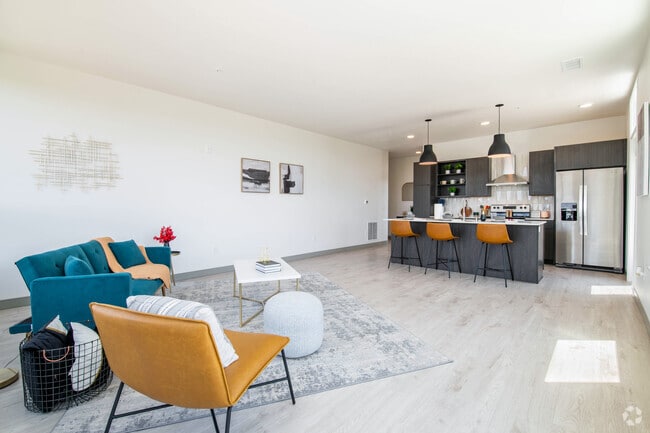 3 BR, 3C Model Kitchen & Living Room
