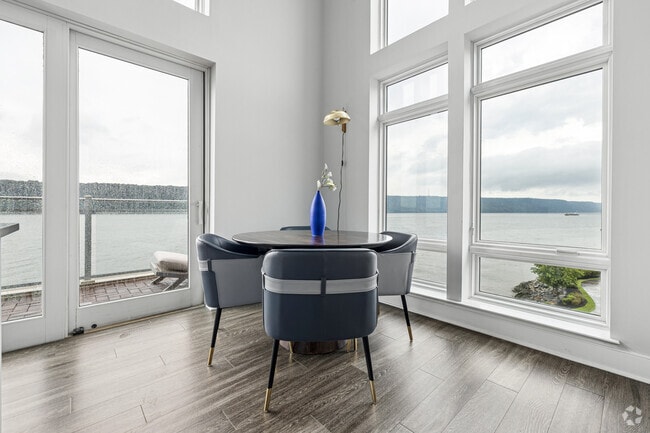 2BR, 2BA -1,397SF - Dining Room - Apex Hudson Riverfront