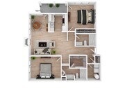 2 Bedroom | 2 Bath | 1109 SF
