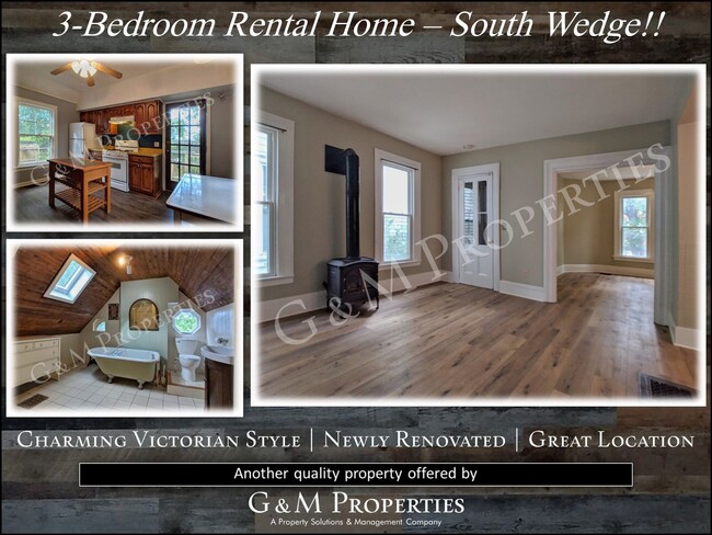 3-Bedroom Rental Home: South Wedge Neighbo... - 3-Bedroom Rental Home: South Wedge Neighbo...