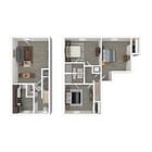 Terrace View 3x2.5 Townhome 3D